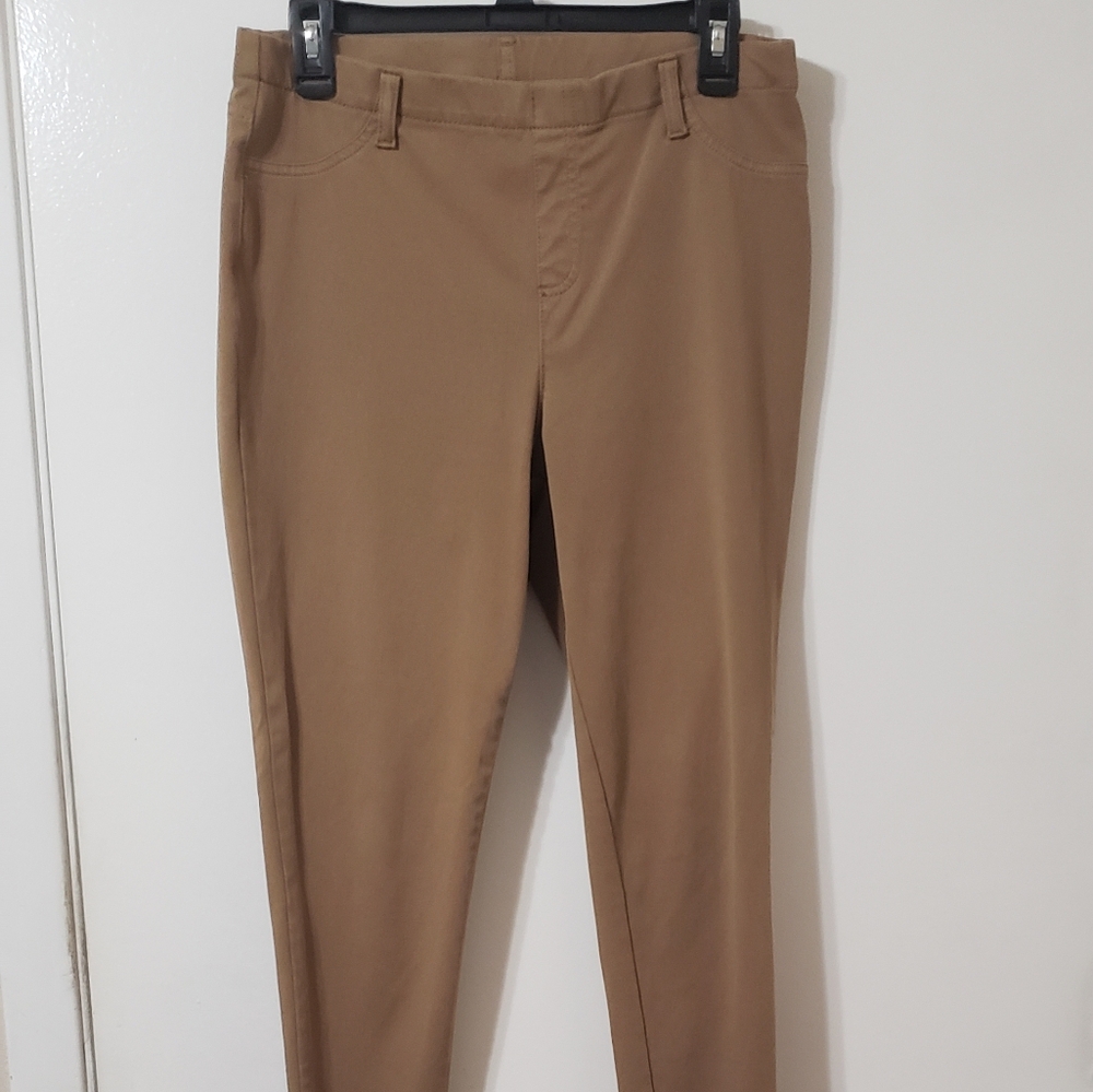 Faded Glory  Tan Pull-on Pants Size 12/14